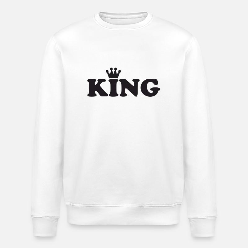 king - Sweat bio ROLLER Stanley/Stella Unisexe - blanc