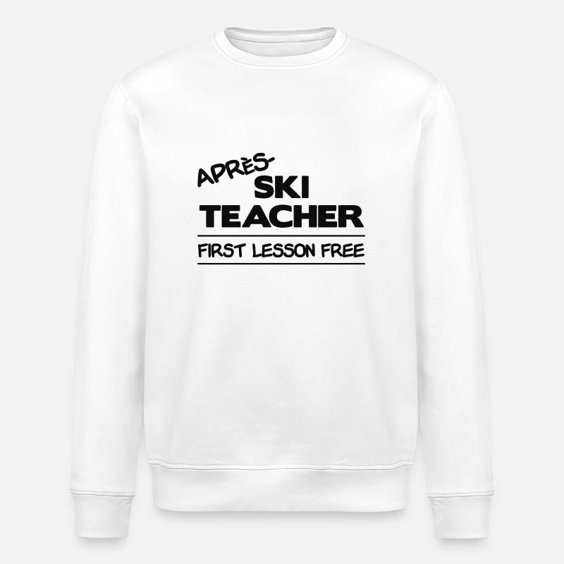 Apres ski teacher - Stanley/Stella Unisex Bio-Sweatshirt ROLLER - Weiß