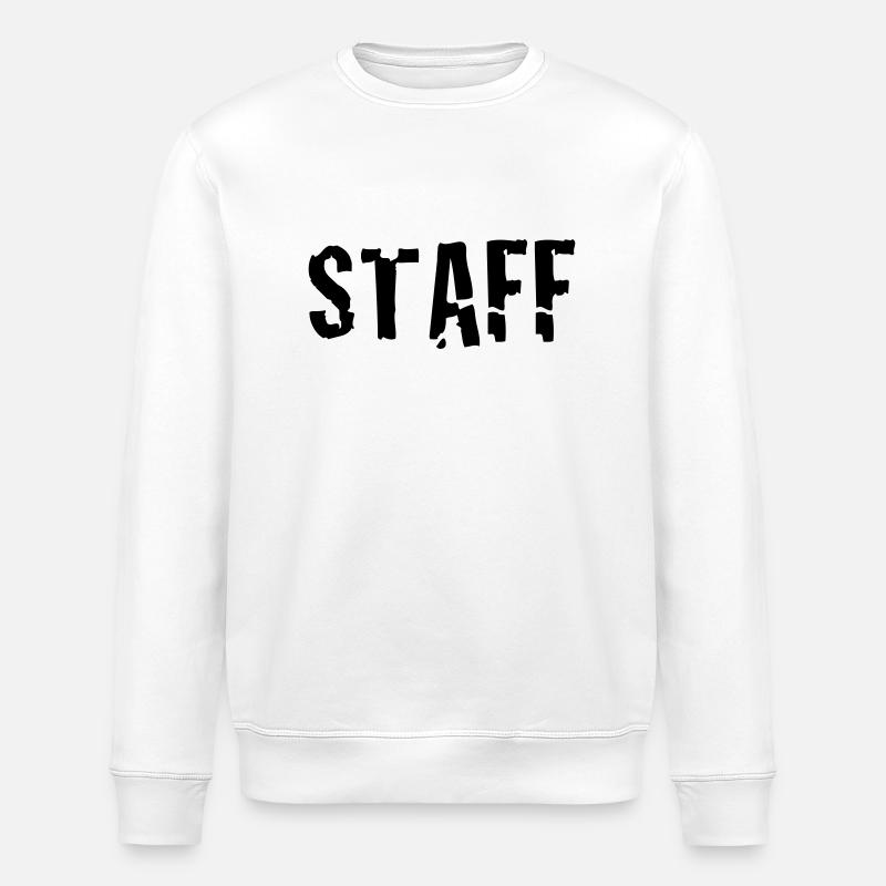 staff - Stanley/Stella Unisex Bio-Sweatshirt ROLLER - Weiß