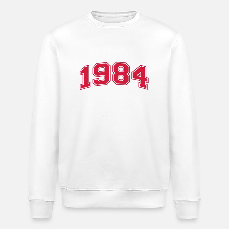1984 - Stanley/Stella Unisex Bio-Sweatshirt ROLLER - Weiß
