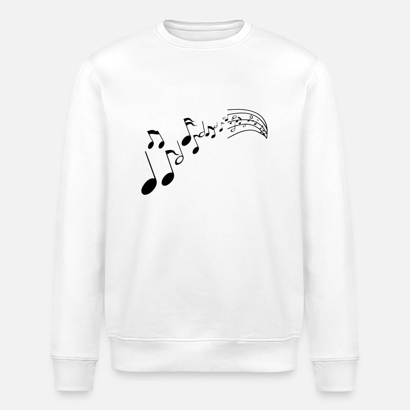 Musik 3 - Stanley/Stella Unisex Bio-Sweatshirt ROLLER - Weiß