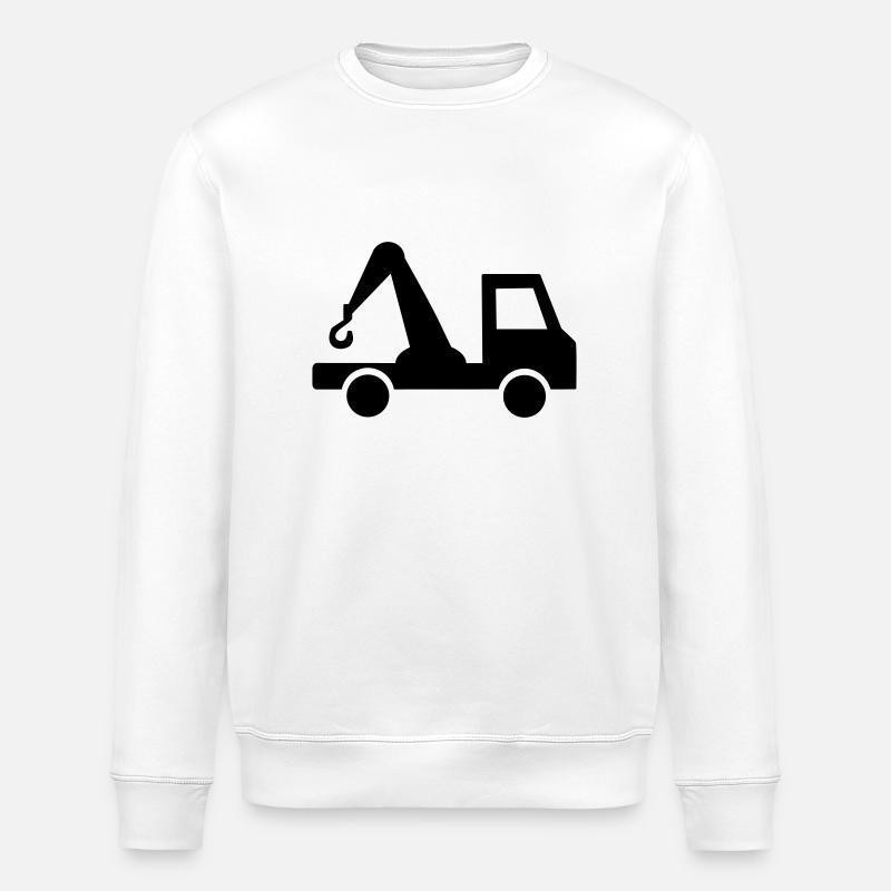 Truck - Stanley/Stella ROLLER Unisex Organic Sweatshirt - white