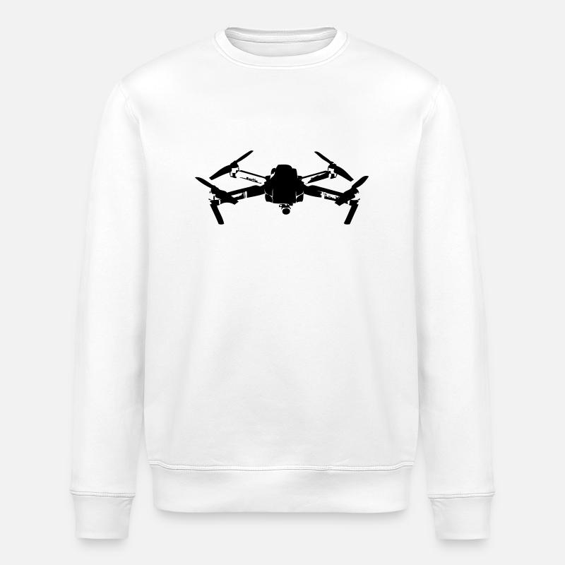 Drohne - Stanley/Stella Unisex Bio-Sweatshirt ROLLER - Weiß