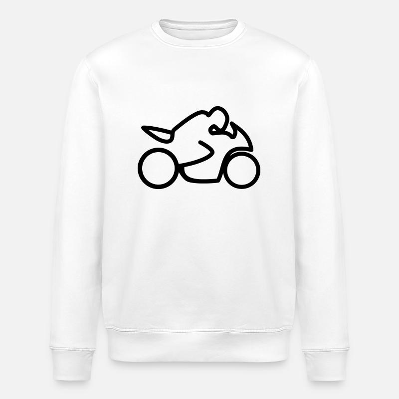 Moto - Stanley/Stella Unisex Bio-Sweatshirt ROLLER - Weiß