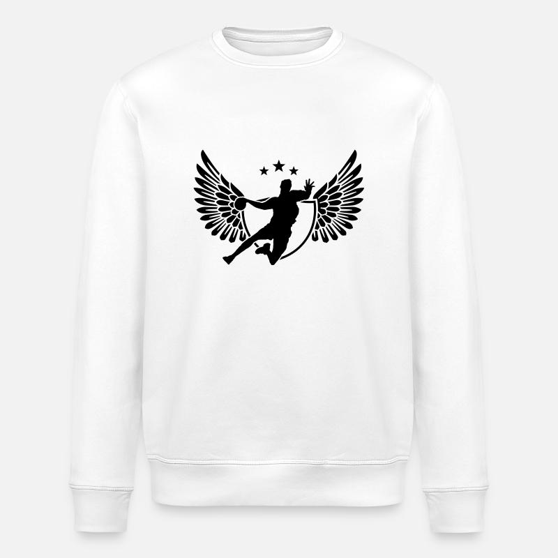 handball - Stanley/Stella Unisex Bio-Sweatshirt ROLLER - Weiß