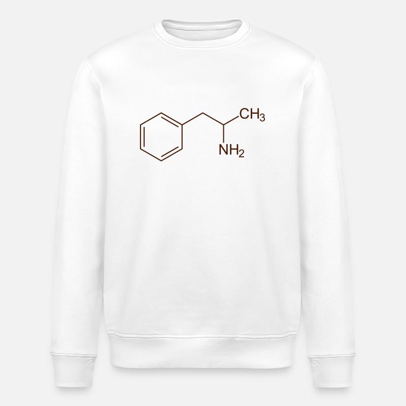 Amphétamine - Sweat bio ROLLER Stanley/Stella Unisexe - blanc
