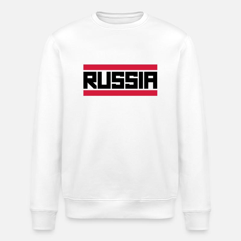 russia - Sweat bio ROLLER Stanley/Stella Unisexe - blanc