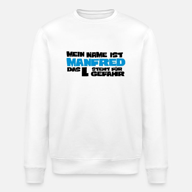 manfred - Stanley/Stella Unisex Bio-Sweatshirt ROLLER - Weiß