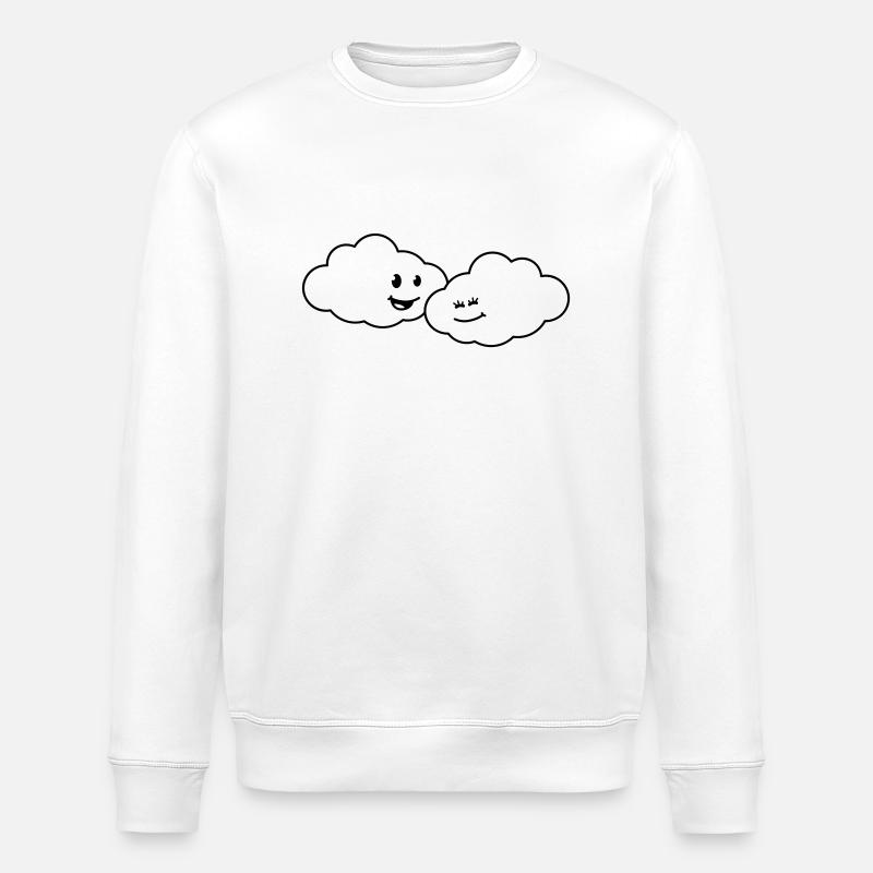 love_clouds - Sweat bio ROLLER Stanley/Stella Unisexe - blanc