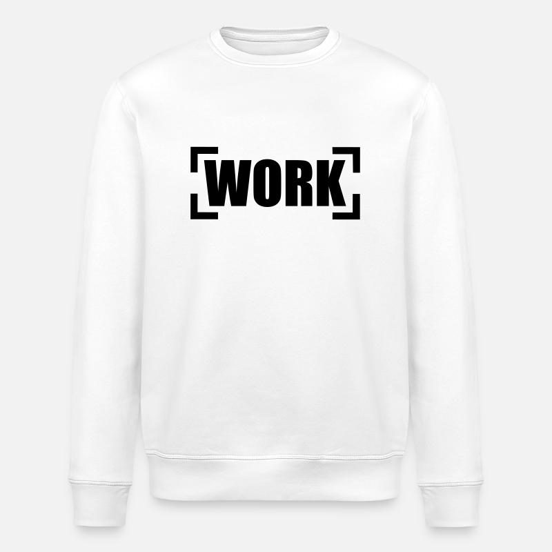 Work - Stanley/Stella ROLLER Unisex Organic Sweatshirt - white
