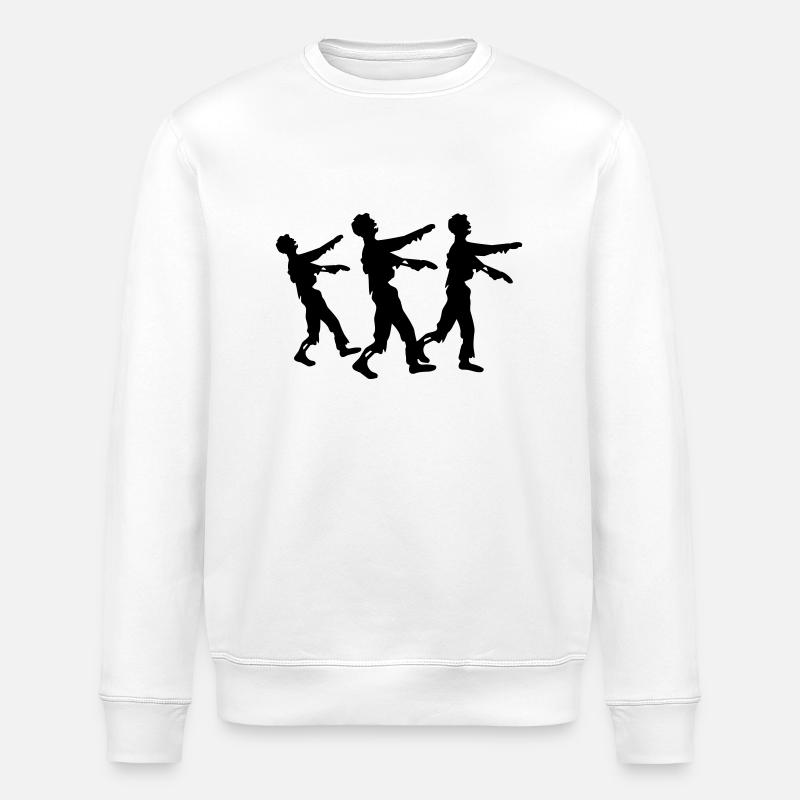 Zombies - Stanley/Stella ROLLER Unisex Organic Sweatshirt - white