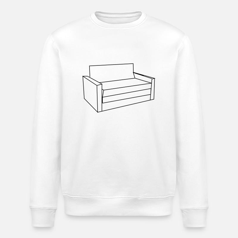 Sofa - Stanley/Stella Unisex Bio-Sweatshirt ROLLER - Weiß