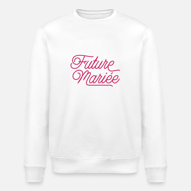 Future mariée evjf - Sweat bio ROLLER Stanley/Stella Unisexe - blanc