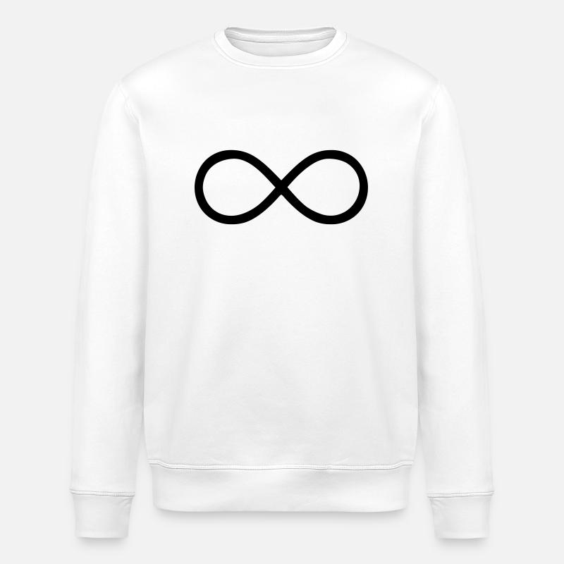 Infinity - Stanley/Stella ROLLER Unisex Organic Sweatshirt - white