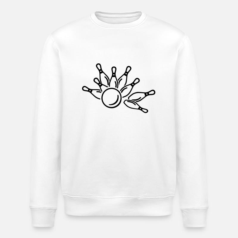 Skittle - Stanley/Stella ROLLER Unisex Organic Sweatshirt - white