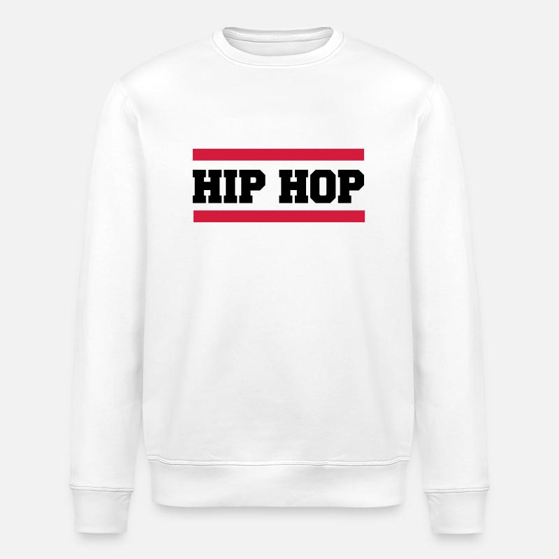 hip_hop - Stanley/Stella Unisex Bio-Sweatshirt ROLLER - Weiß