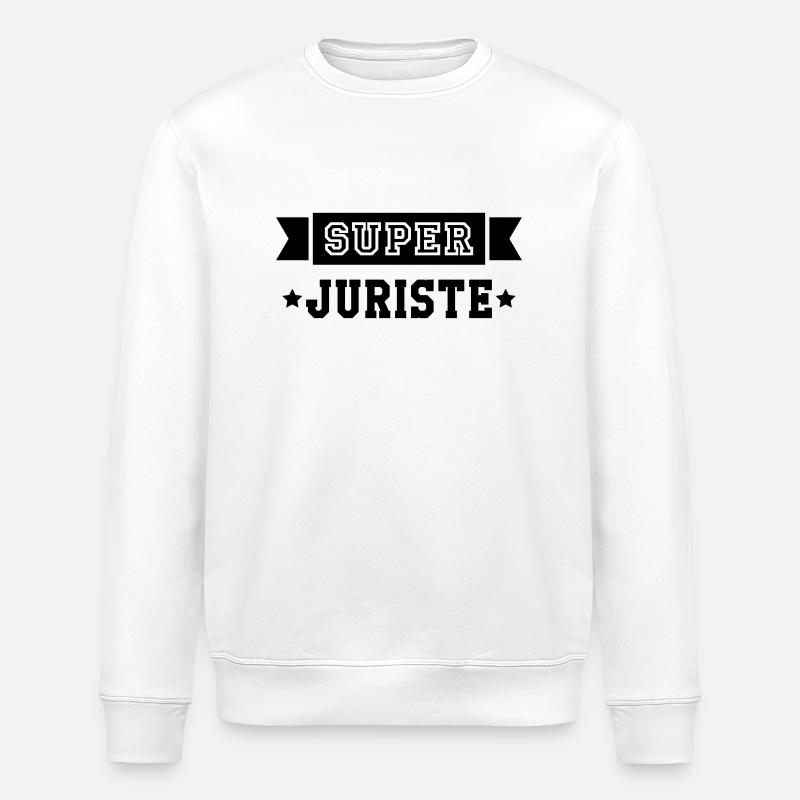 Juge / Juriste / Justice / Droit / Tribunal - Sweat bio ROLLER Stanley/Stella Unisexe - blanc