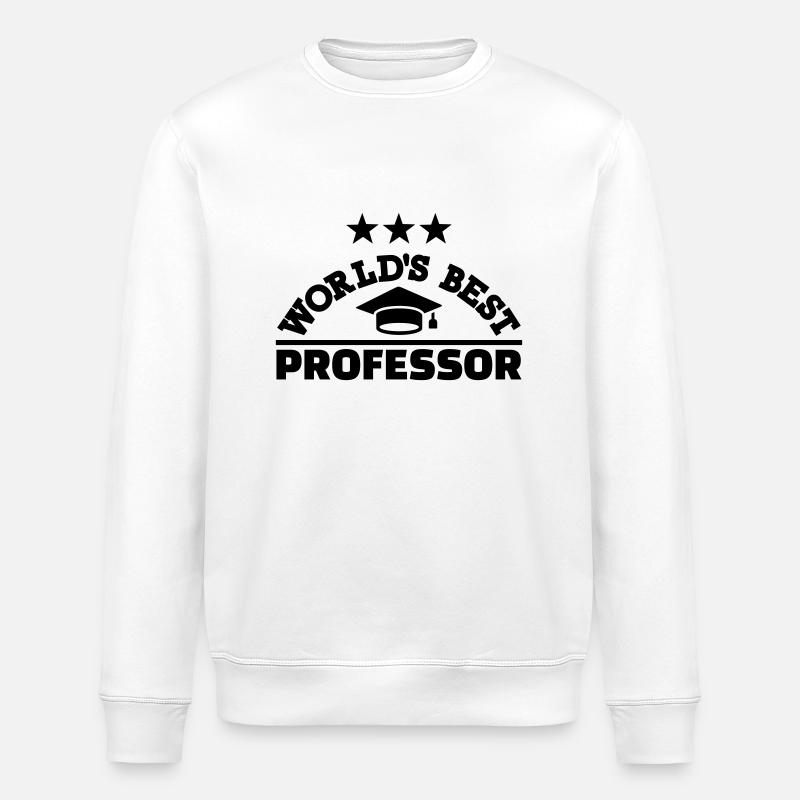 Professor - Stanley/Stella ROLLER Unisex Organic Sweatshirt - white