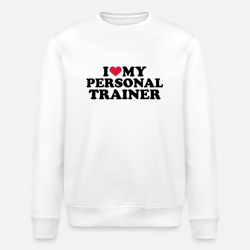 Personal Trainer - Stanley/Stella Unisex Bio-Sweatshirt ROLLER - Weiß