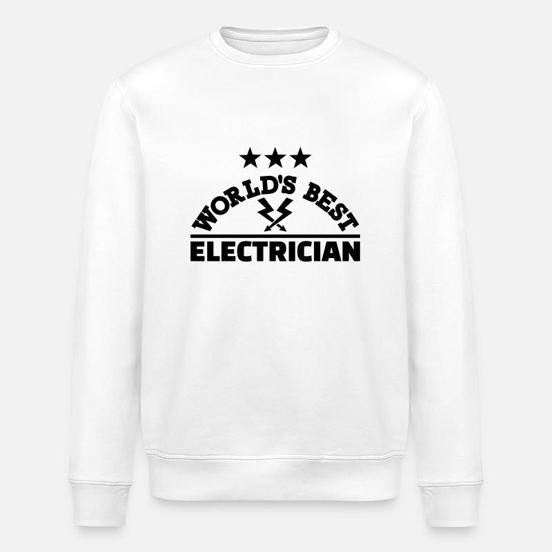 Elektriker - Stanley/Stella Unisex Bio-Sweatshirt ROLLER - Weiß