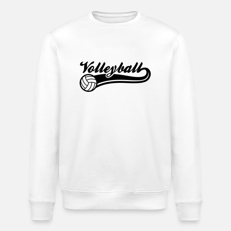 volleyball - Stanley/Stella Unisex Bio-Sweatshirt ROLLER - Weiß
