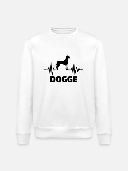 Dogge - Stanley/Stella Unisex Bio-Sweatshirt ROLLER - Weiß