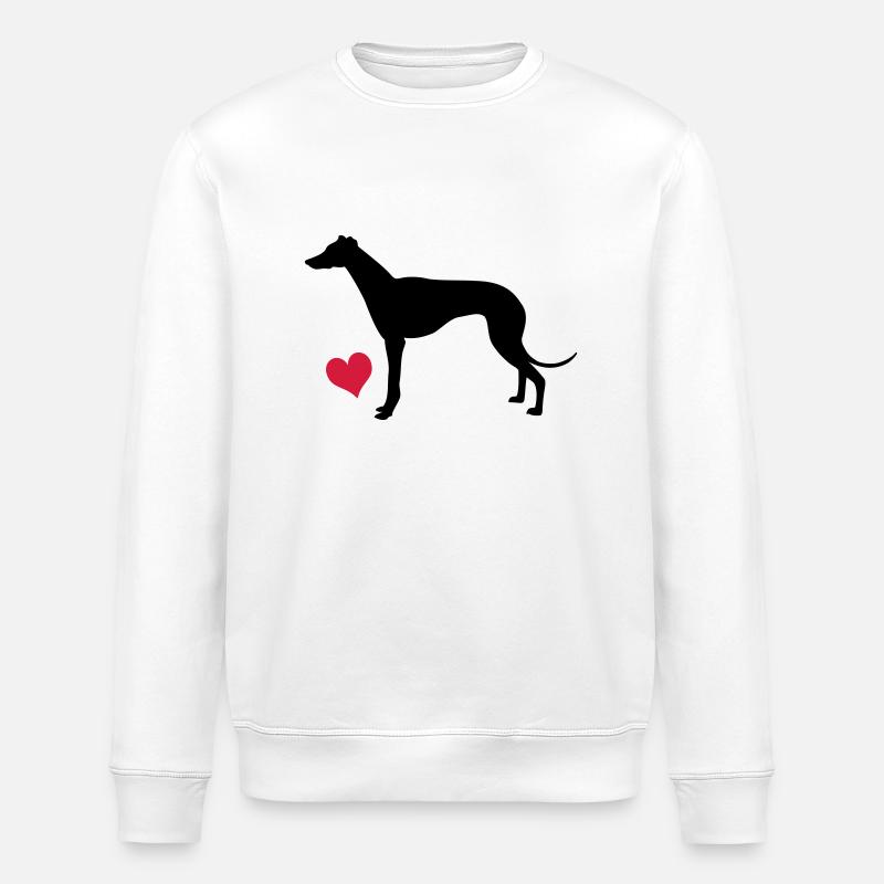 Greyhound - Stanley/Stella ROLLER Unisex Organic Sweatshirt - white