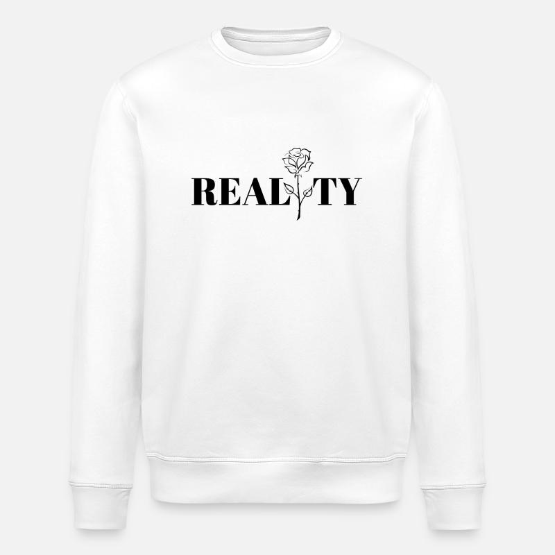 Cooles Design, Realität. - Stanley/Stella Unisex Bio-Sweatshirt ROLLER - Weiß
