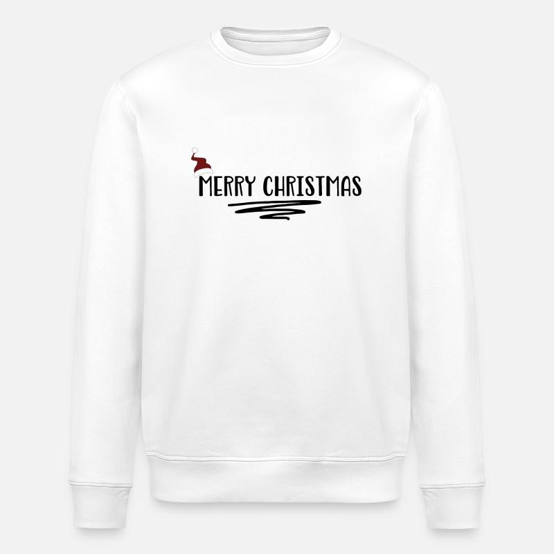 Joyeux Noël - Sweat bio ROLLER Stanley/Stella Unisexe - blanc