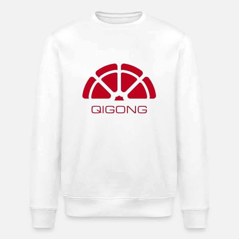 Symbole du Qigong - Sweat bio ROLLER Stanley/Stella Unisexe - blanc