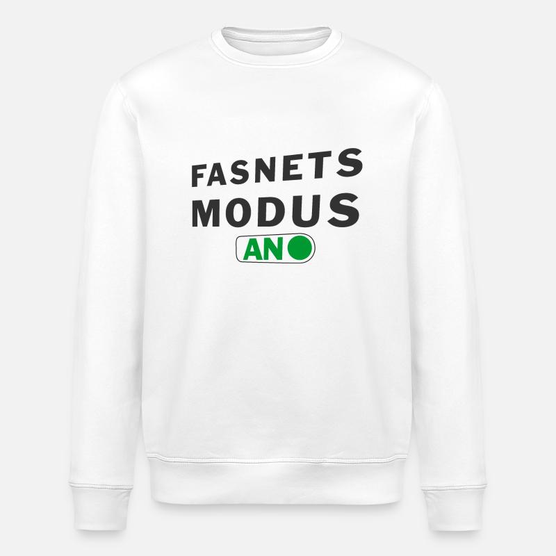 Fasnetsmodus1 - Sweat bio ROLLER Stanley/Stella Unisexe - blanc