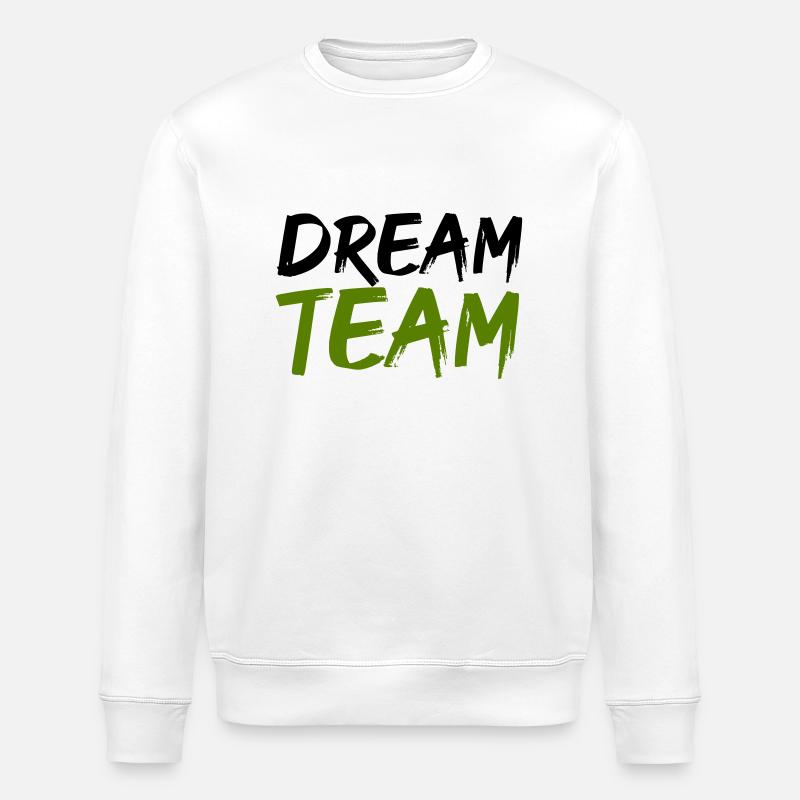 dream team - Stanley/Stella Unisex Bio-Sweatshirt ROLLER - Weiß