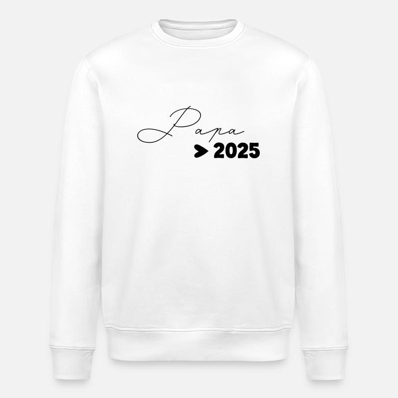 Papa 2025 - Sweat bio ROLLER Stanley/Stella Unisexe - blanc