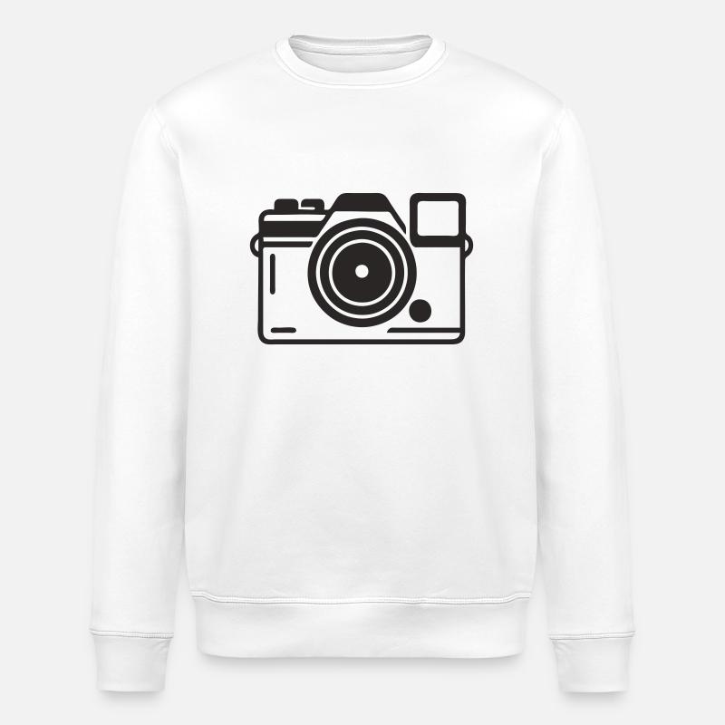 Kamera Logo - Stanley/Stella Unisex Bio-Sweatshirt ROLLER - Weiß