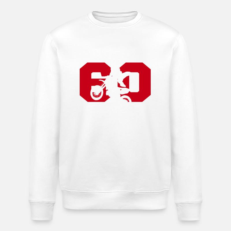 Moto 60 Biker - Stanley/Stella Unisex Bio-Sweatshirt ROLLER - Weiß