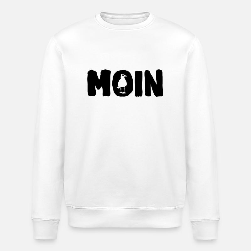 Idée cadeau Moin - Sweat bio ROLLER Stanley/Stella Unisexe - blanc