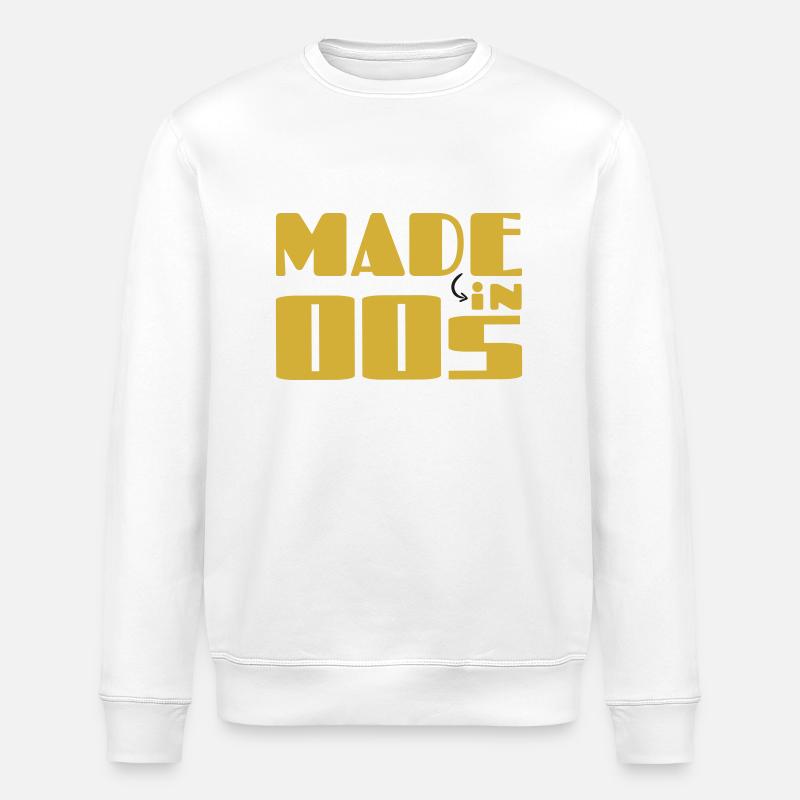 Hergestellt in den 00ern - Stanley/Stella Unisex Bio-Sweatshirt ROLLER - Weiß