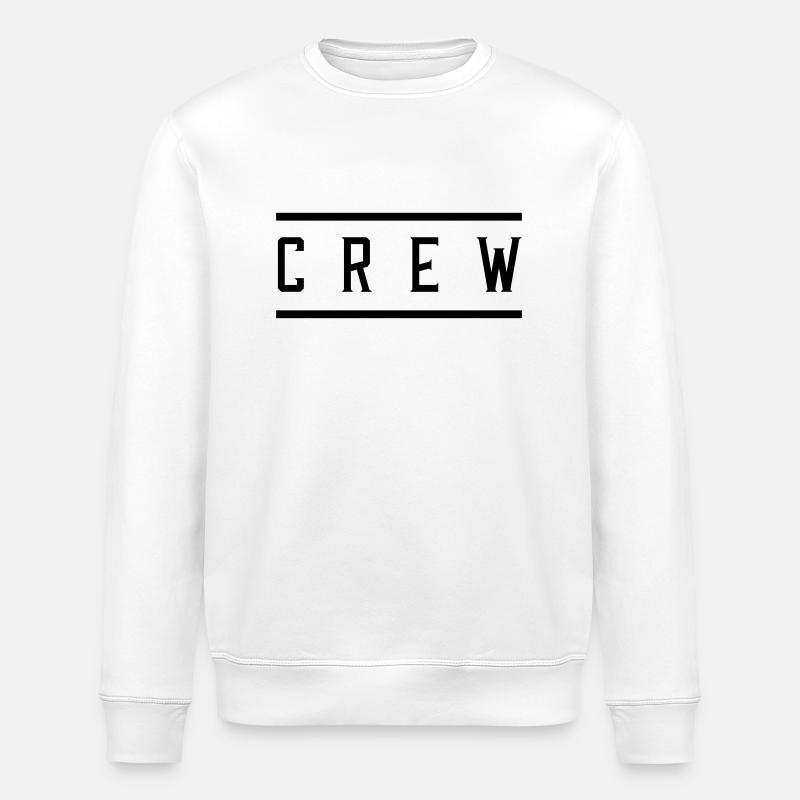 crew - Stanley/Stella ROLLER Unisex Organic Sweatshirt - white
