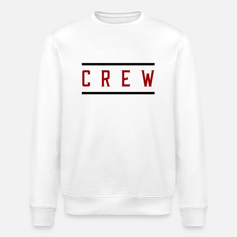 crew - Stanley/Stella Unisex Bio-Sweatshirt ROLLER - Weiß
