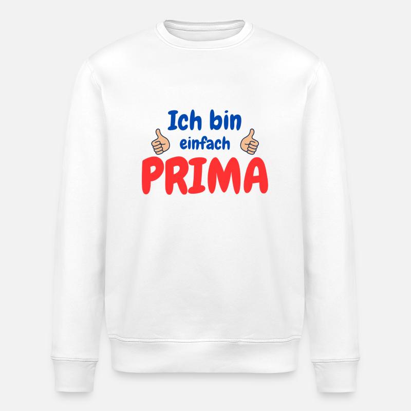 Je vais bien - Sweat bio ROLLER Stanley/Stella Unisexe - blanc