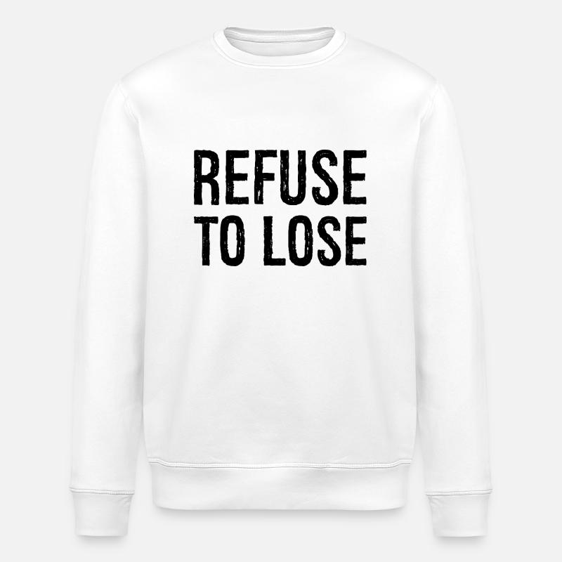 Refuser de perdre - Sweat bio ROLLER Stanley/Stella Unisexe - blanc