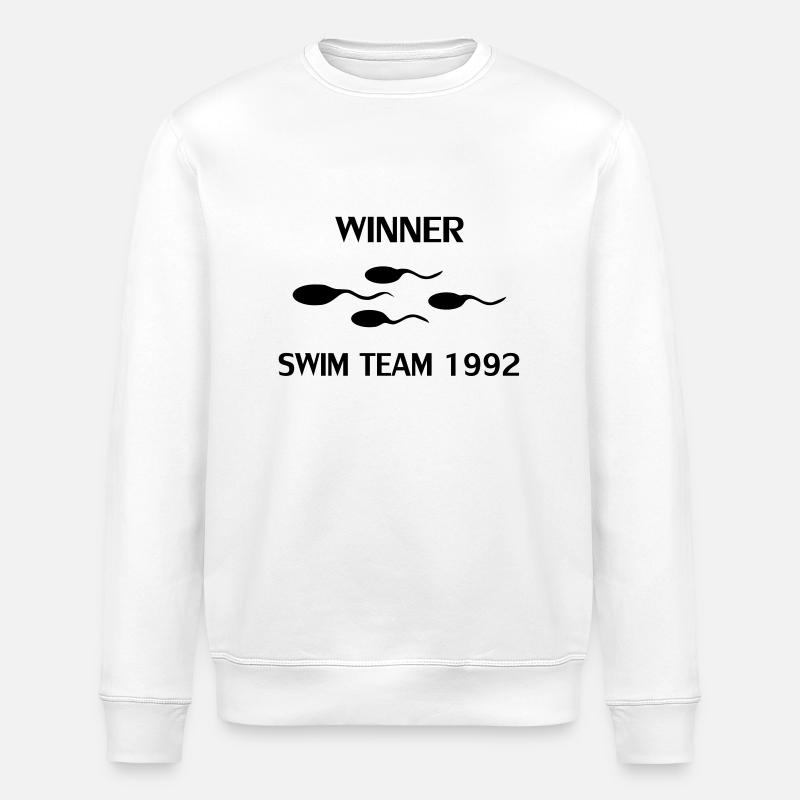 winner swim team 1992 - Stanley/Stella Unisex Bio-Sweatshirt ROLLER - Weiß
