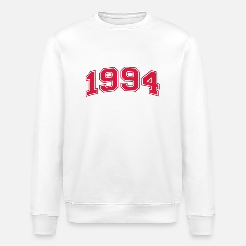 1994 - Stanley/Stella ROLLER Unisex Organic Sweatshirt - white