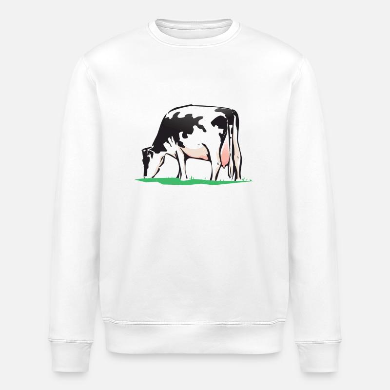 vache vache - Sweat bio ROLLER Stanley/Stella Unisexe - blanc