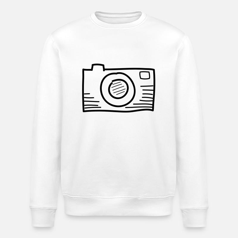 Kamera - Stanley/Stella Unisex Bio-Sweatshirt ROLLER - Weiß