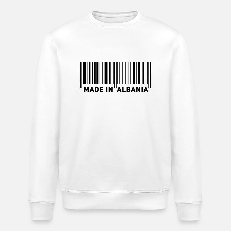 MADE IN ALBANIA - Sweat bio ROLLER Stanley/Stella Unisexe - blanc