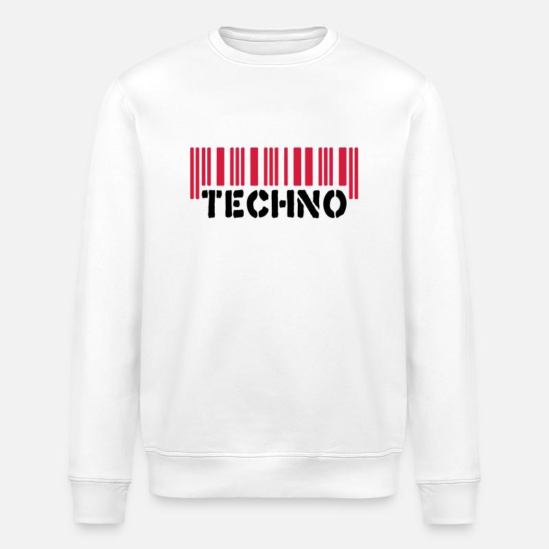 Techno__V002 - Stanley/Stella Unisex Bio-Sweatshirt ROLLER - Weiß