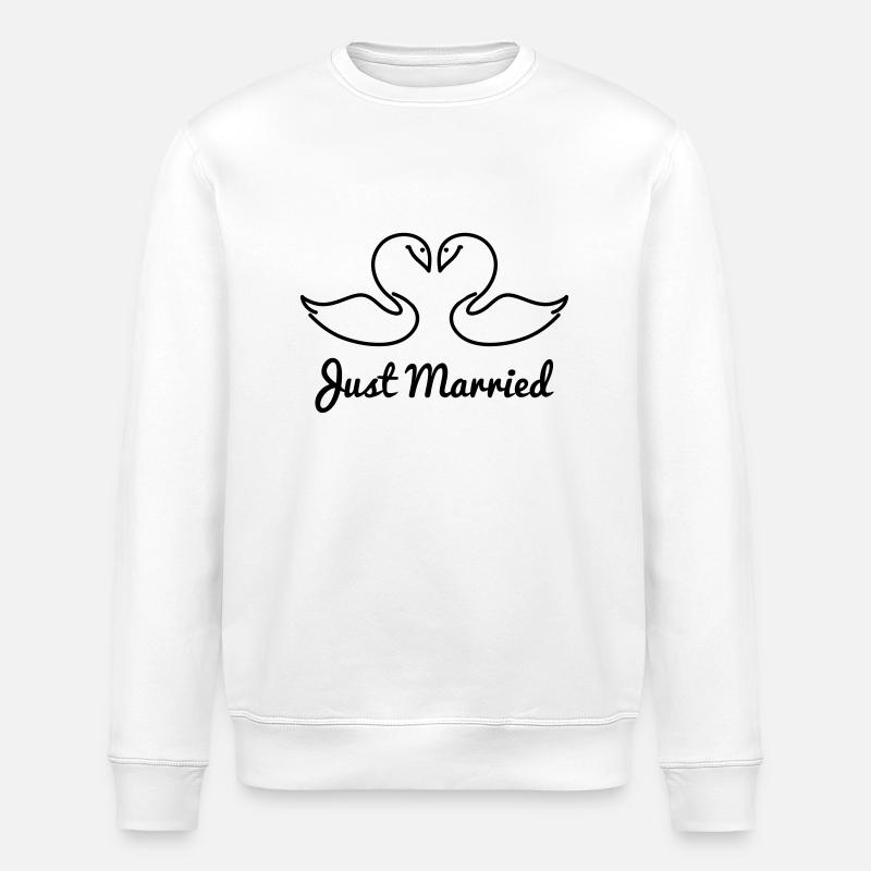 Just Married - Sweat bio ROLLER Stanley/Stella Unisexe - blanc