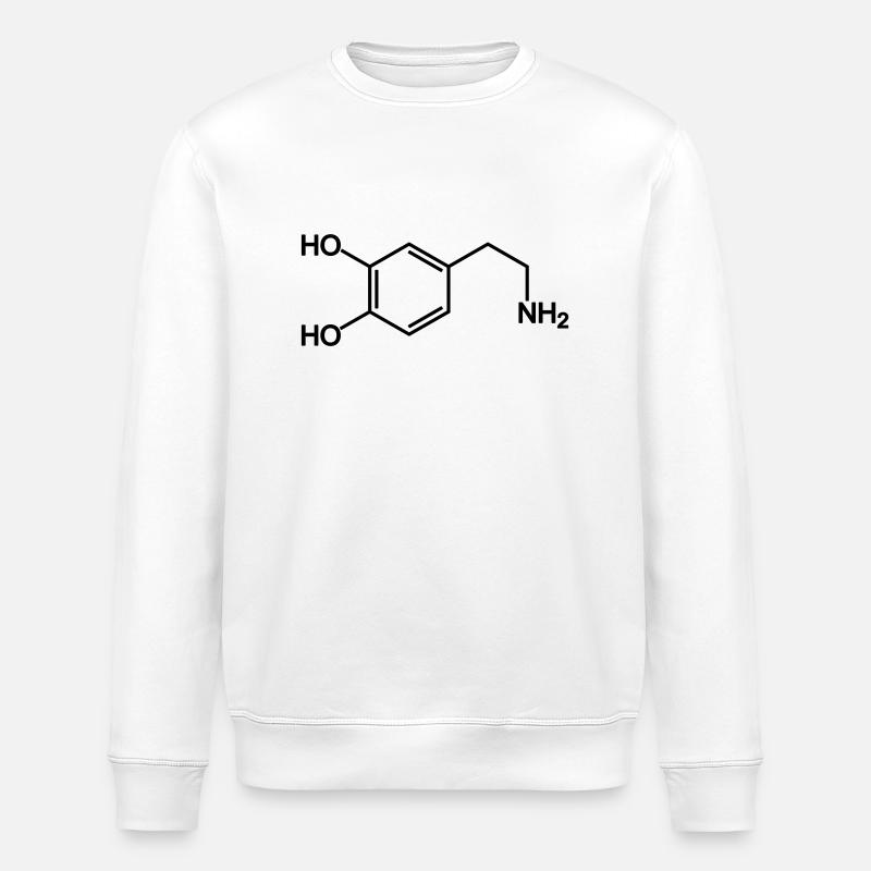 Dopamine - Stanley/Stella ROLLER Unisex Organic Sweatshirt - white