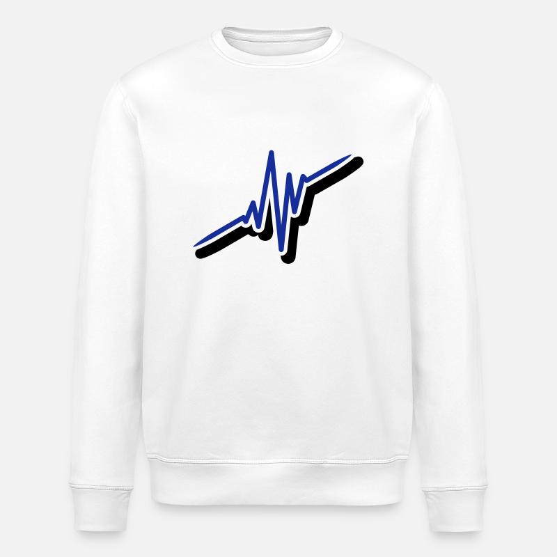 beat__f2 - Stanley/Stella Unisex Bio-Sweatshirt ROLLER - Weiß